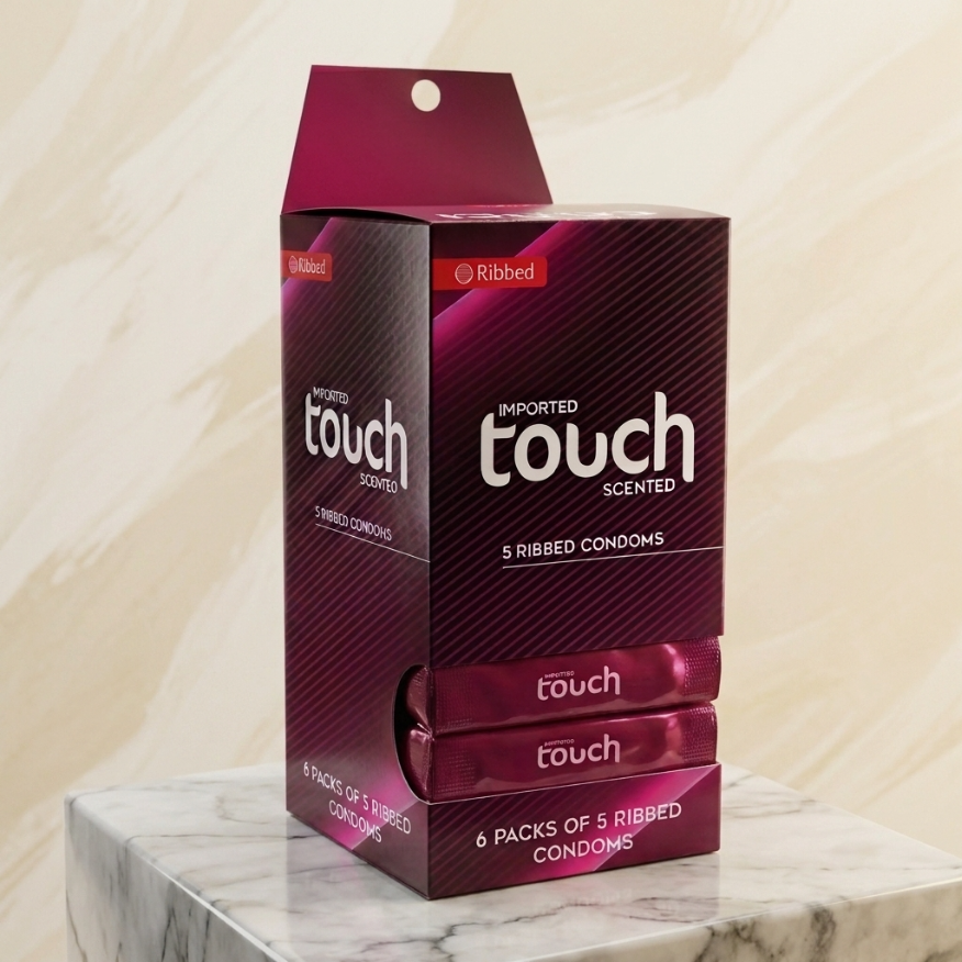 Touch – Imported Ribbed Condoms